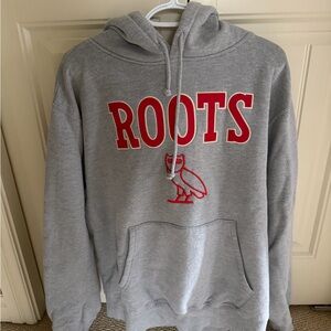 OVO x Roots Gray Hoodie for Men